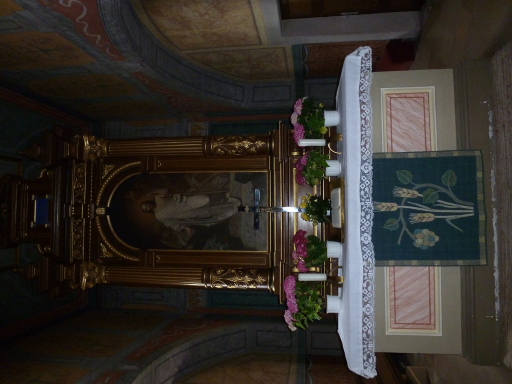Altar mit Christus-Bild
