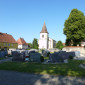 Blick vom Friedhof Richtung St. Wendelin